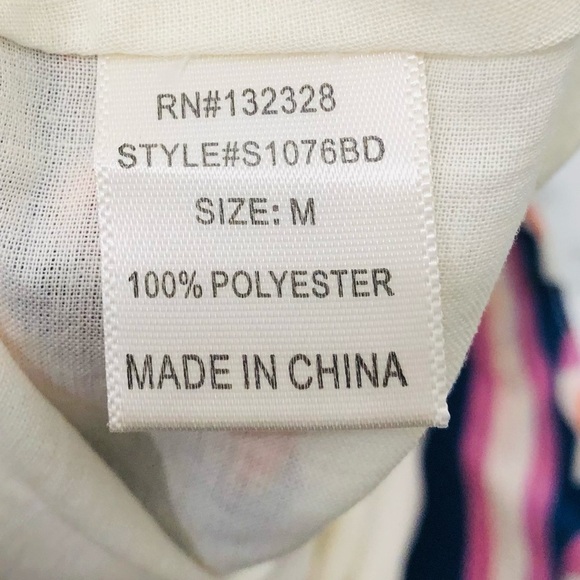 EZRA printed skirt with pockets bird print - Picture 6 of 6